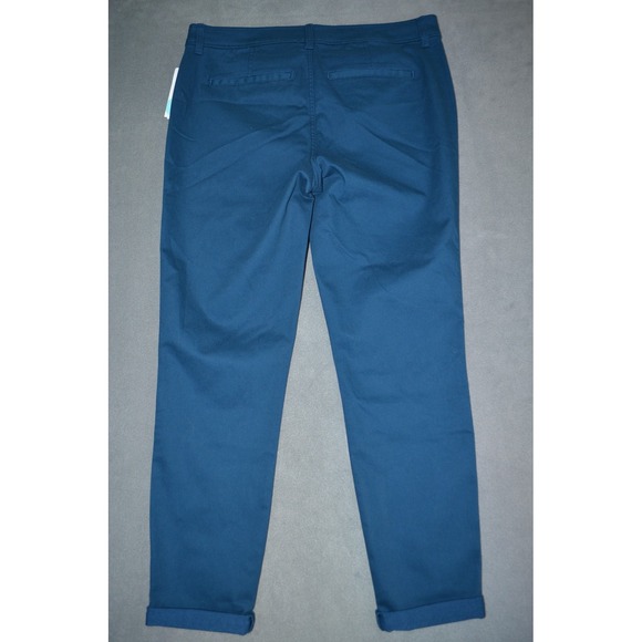 41 Hawthorn Rosabel Mid Rise Skinny Pants Size 14 Blue Stretch New - Picture 10 of 11